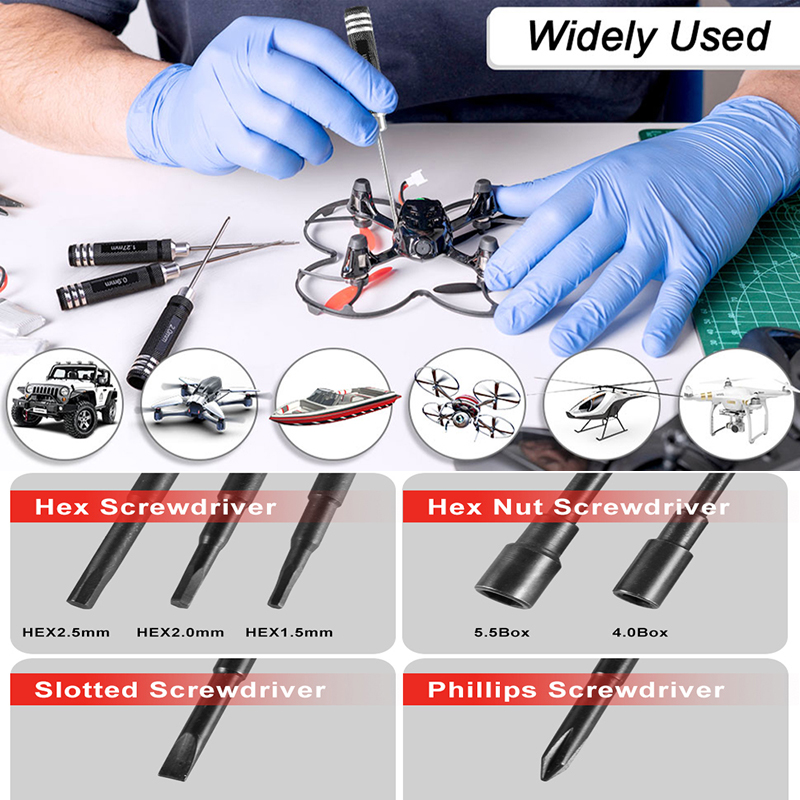 Zestaw 7 szt. kluczy imbusowyc – Fpv Drone Tool Kit recenzja i cena