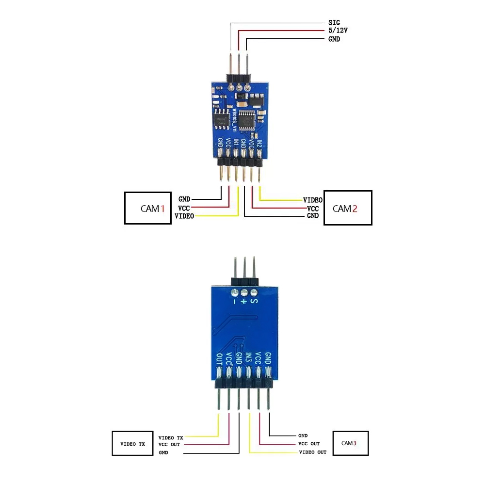 Moduł przełącznika wideo 5.8G  – Fpv Drone Battery recenzja i cena