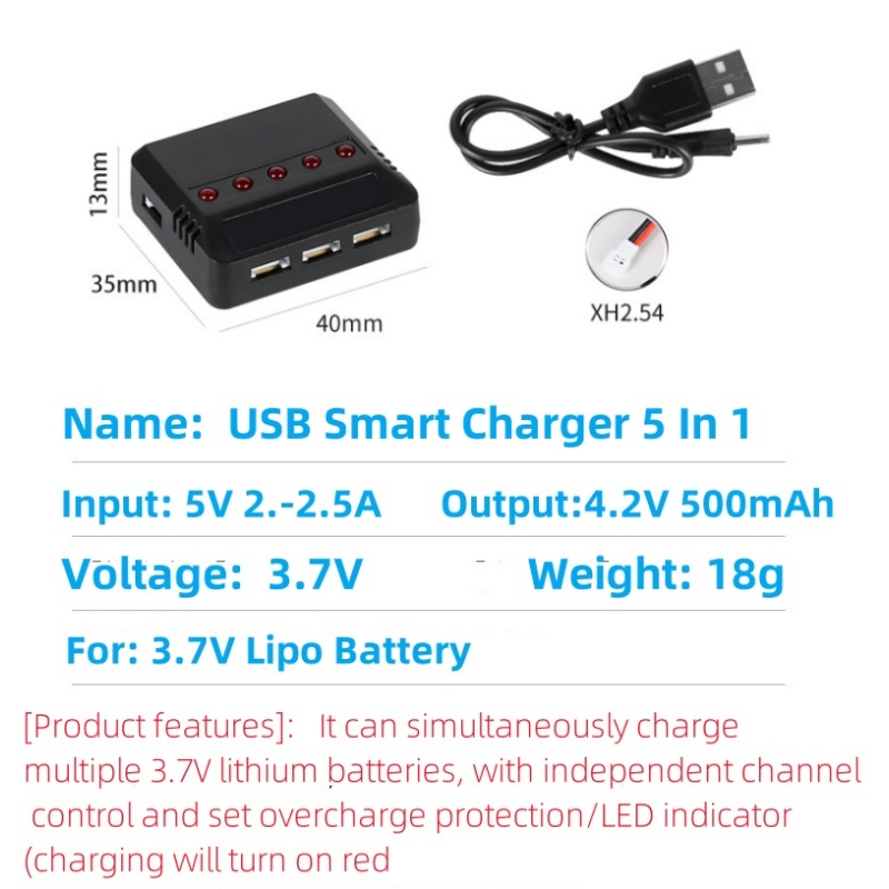Syma X5HW X5HC X5C X5SW 3.7V 5 – Fpv Drone Charger recenzja i cena