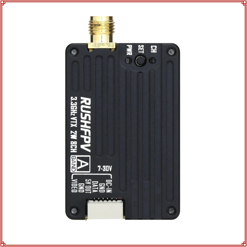 Nowy nadajnik RUSHFPV 3.3G 2W  – Fpv Drone Antenna recenzja i cena