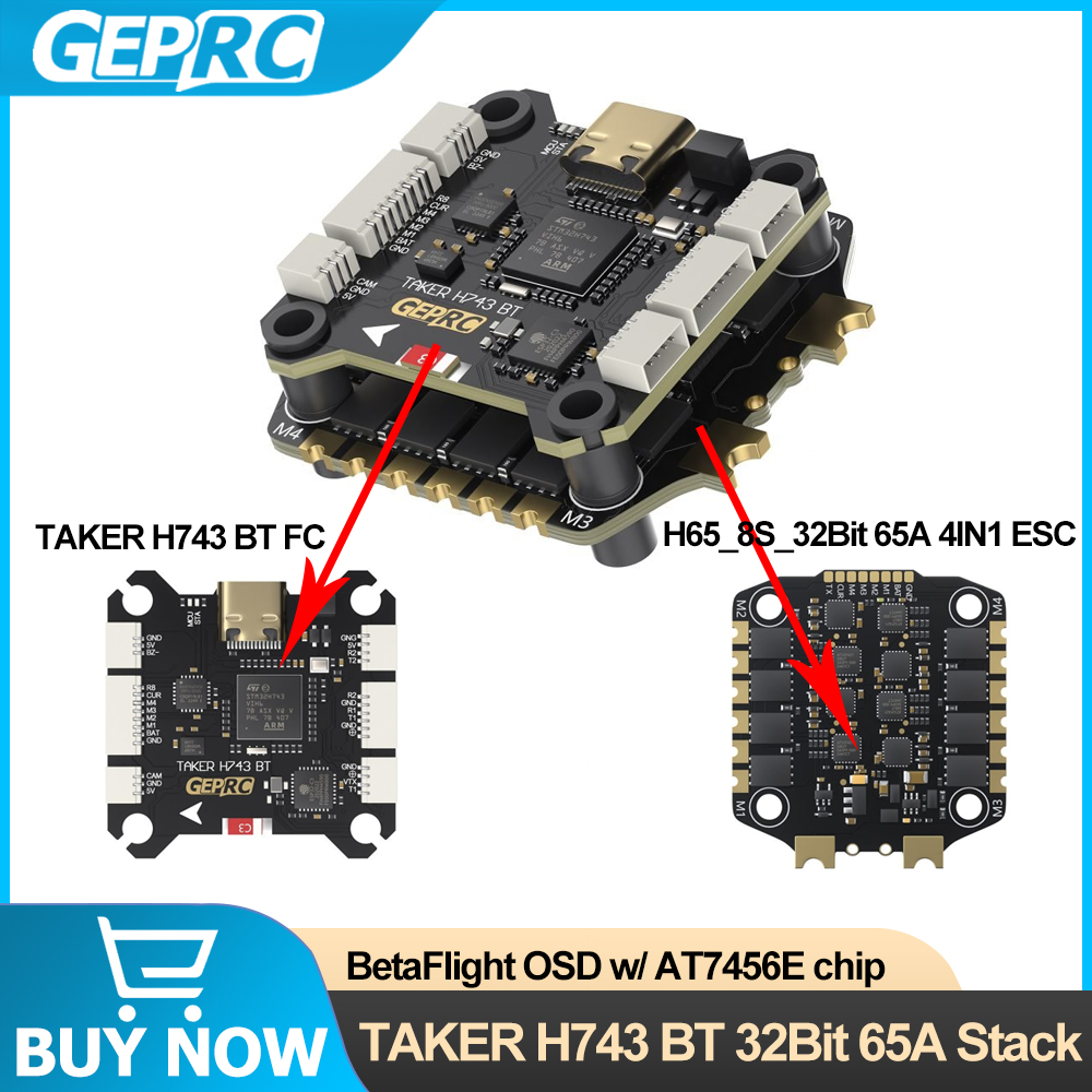 GEPRC TAKER H743 BT 32-bitowy  – Fpv Drone Esc recenzja i cena