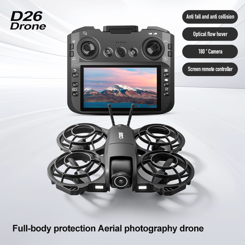 Dron D26 4K Aerial HD 180 °    – Fpv Drone Charger recenzja i cena
