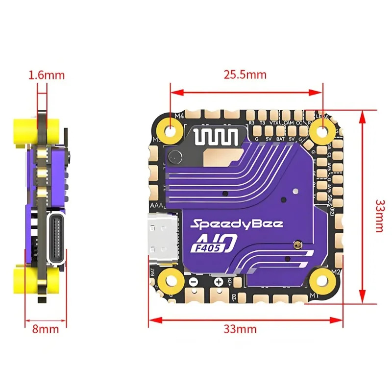 Kontroler lotu SpeedyBee F405  – Fpv Drone Esc recenzja i cena