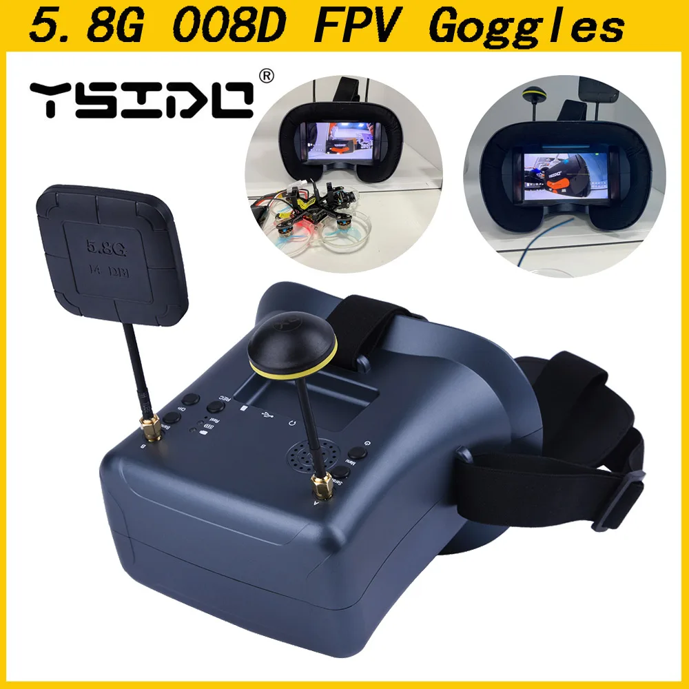 5.8G 40CH 4.3 Inch 800*480 Vid – Fpv Drone Goggles recenzja i cena