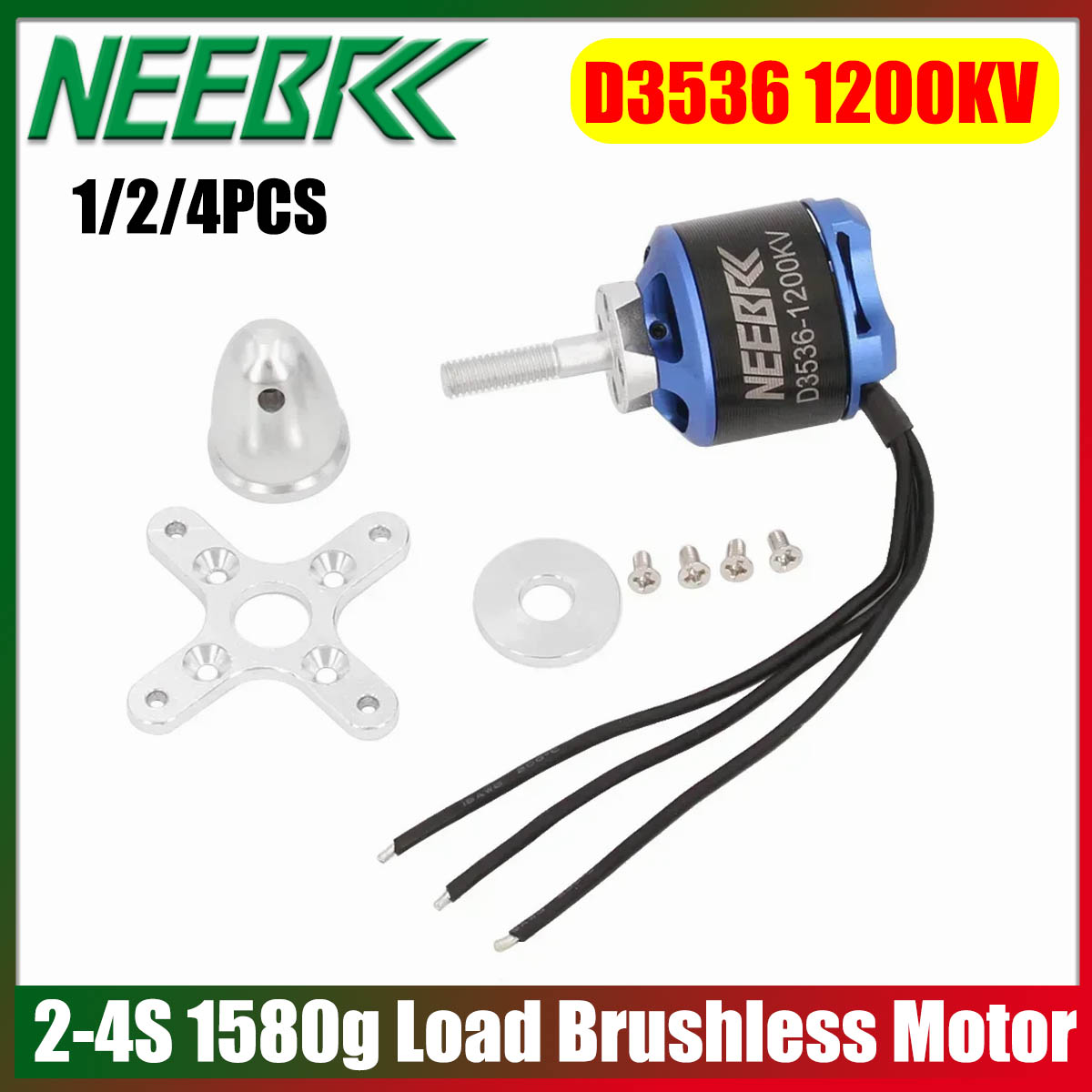 NEEBRC 1/2/4 SZT. 3536 1200KV  – Fpv Drone Quadcopter recenzja i cena
